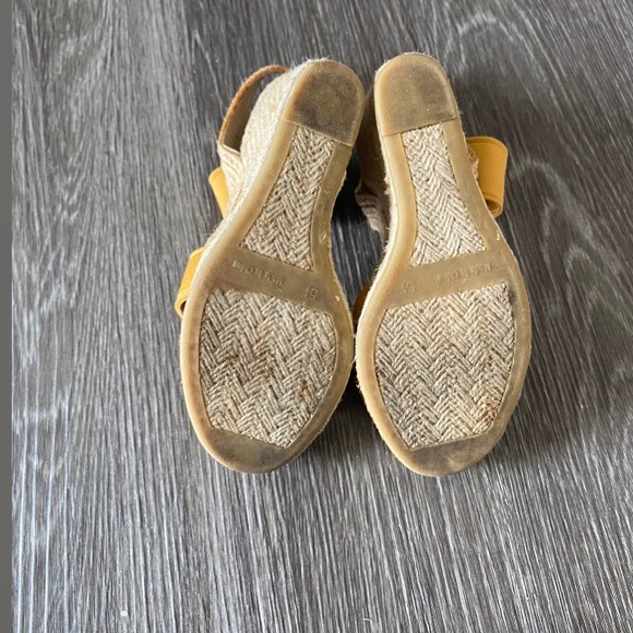 Nine West: open toe espadrille wedge heel - Picture 3 of 4